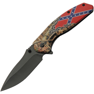 Rite Edge 300597CF Rebel Forest Black Linerlock Knife