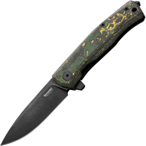 Lion Steel MT01MCTS Myto Framelock Knife Toxic Storm Handles