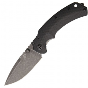 Bastinelli S02 R.E.D. Folder Dark Stonewashed Framelock Pocket Knife