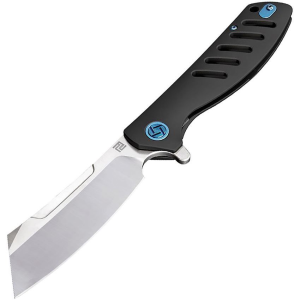 Artisan 1815GBKM Tomahawk Framelock Satin Finish Bohler M390 Stainless Blade Knife with Black Titanium Handle