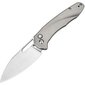 Artisan 1865GGY Ornis Button Lock Knife Titanium Handles