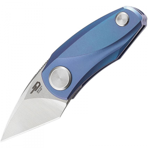 Bestech Knives T1913B TULIP Framelock Knife Blue Handles