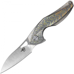 Bestech T1810E The Reticulan Framelock Knife Gray Handles