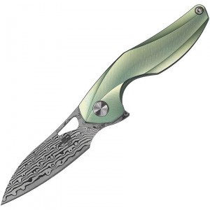 Bestech 1810I The Reticulan Framelock Knife Green Handles