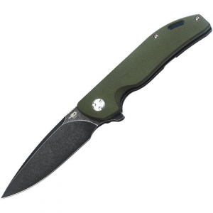 Bestech T1904C2 Bison Framelock Knife Green Handles