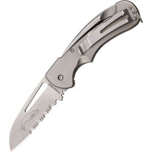 Myerchin TF300P Generation 2 Rigging Folding Pocket Knife Part Serrated Framelock Folding Pocket Knife