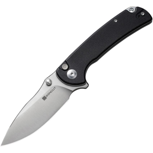 SenCut 230321 Pulsewave Button Lock Knife Black Handles