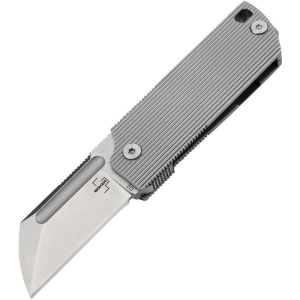 Boker Plus 01BO366 Babyx Framelock Knife Grooved Stainless Handles