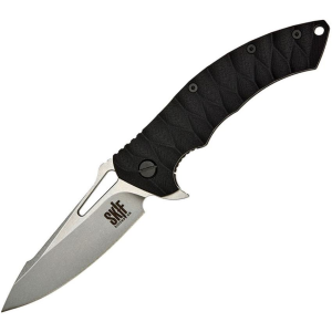 Skif 421SE Shark Framelock Knife SW Black Handles