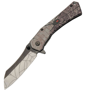 China Made 300582 Widow's Web Framelock Knife
