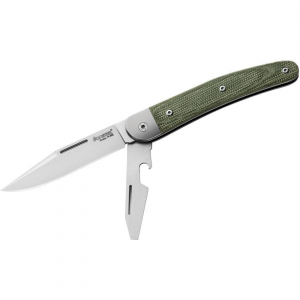 LionSTEEL JK2CVG Jack Linerlock Knife Green Micarta