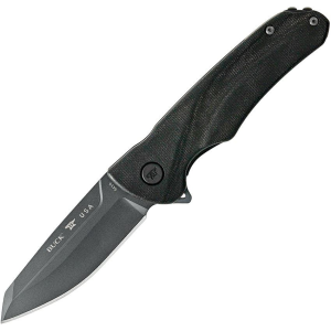 Buck 843BKS Sprint Ops Linerlock Knife Black Micarta Handles