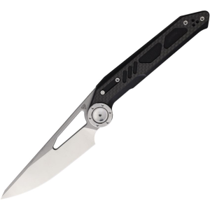 Stedemon G0401 NOC DG04 Two-Tone Linerlock Knife Black/Carbon Fiber Handles