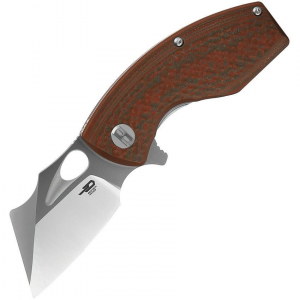 Bestech G39B Lizard Linerlock Knife Green/Orange Handles
