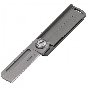 Boker Tree Brand Knives 01BO264 Rocket Titaniumtan Linerlock Knife Gray Handles