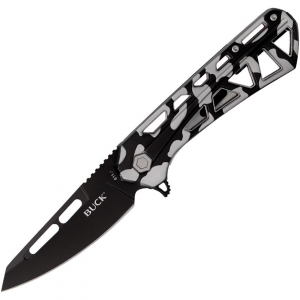 Buck 811CMS Trace OpsBlack Linerlock Knife Camo Handles