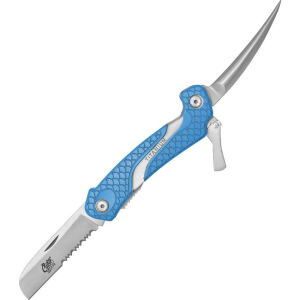 Camillus 18092 Cuda Marlin Spike Folder Part Serrated Linerlock Pocket Knife