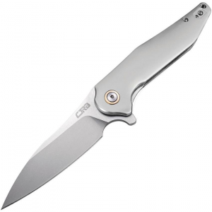CJRB 1911ALC Agave Linerlock Knife Gray Handles