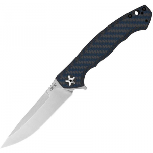 Zero Tolerance 0452BLUCF Large Sinkevich MagnaCut Framelock Knife Blue Carbon Fiber Handles
