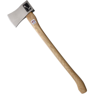 World Axe Throwing League 072 General Throwing Brushed Axe Curved American Hickory Handles