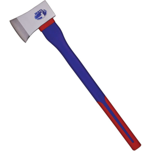 World Axe Throwing League 087 Patriot Big Throwing Carbon Axe Blue Molded Fiberglass Handles