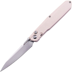 Real Steel 7831I G5 Metamorph Button Lock Knife Ivory G10 Handles