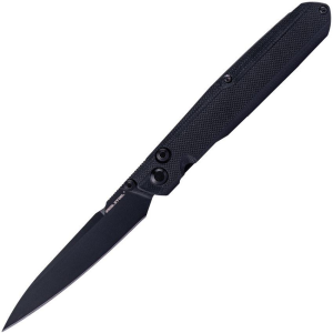 Real Steel 7832B G5 Metamorph Black Button Lock Knife Black Handles