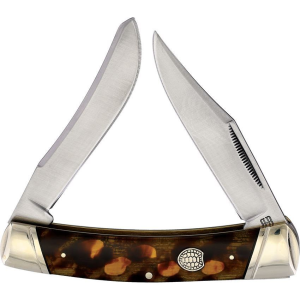 Rough Rider 2436 Moose Knife Imitation Tortoise Handles