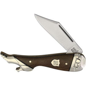Rough Rider 2335 Leg Knife Brown Burlap