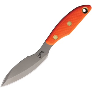 Knives Of Alaska 00822FG Yukon 1 Fixed Blade Knife Orange Handles