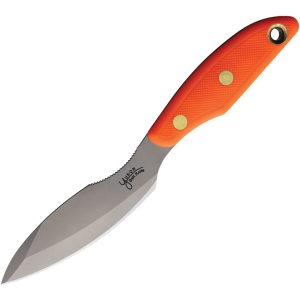 Knives Of Alaska 00823FG Yukon 2 Fixed Blade Knife Orange Handles