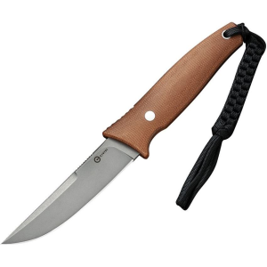 Civivi 190465 Tamashii Stonewash Fixed Blade Knife Brown Handles