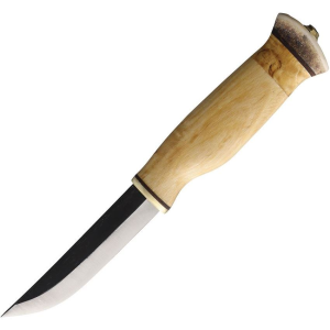 Wood Jewel Knives 23VS Fixed Blade Curly Birch