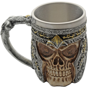 China Made 211603 Knight Skull Mug