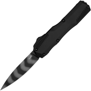 Kershaw 9000TS Auto Livewire Tiger Camo MagnaCut Spear Point OTF Knife Black Handles