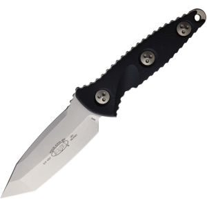 Microtech 114M10 SOCOM Alpha Mini Stonewash Tanto Knife Black G11 Handles