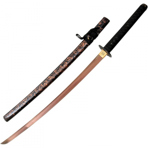 Komoran 048 Sword of the Tiger Black Faux Rayskin Handles