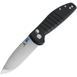 Bestech MK10A Bestechman Goodboy Jr. Two-Tone D2 Carbon Steel Knife Black G10 Handles