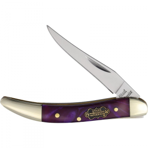 Frost SW109GA Small Toothpick Knife Purple Handles