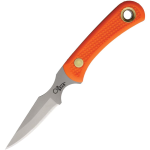 Knives Of Alaska 00028FG Cub Bear S30V Fixed Blade Knife Orange Suregrip Handles