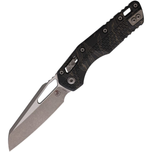 Microtech 210T10APPMTS MSI Apocalyptic Sheepsfoot Ram-Lok Knife Tiger Stripe Tri Grip Handles