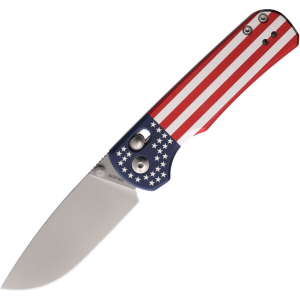 Oknife Oknife NRUBATO4SS Rubato 4 Rail Lock Knife American Flag Handles - $79.99 at KnifeCountryUSA.com