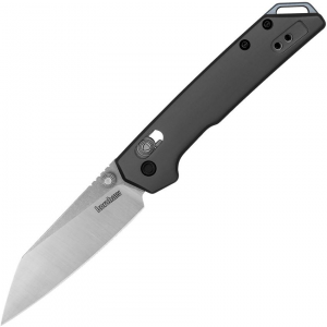 Kershaw 2051R Mini Iridium Two-Tone D2 Carbon Steel Reverse Tanto Knife Gray Handles