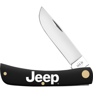 Case XX 27015 Jeep Sod Buster Junior Knife Black Smooth Handles