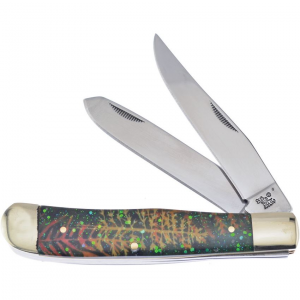 Frost Cutlery SW108TR Trapper Knife Tree Resin Handles