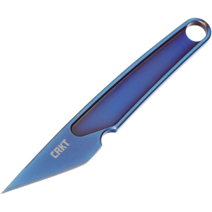CRKT 7065 HangTi Blue Drop Point Fixed Blade Knife