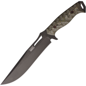 Dawson 48836 Seraphim CP Midnight MagnaCut Bowie Fixed Blade Knife Ultrex Camo G10 Handles