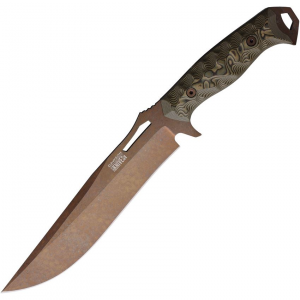 Dawson 49246 Seraphim SP Arizona Copper MagnaCut Bowie Fixed Blade Knife Ultrex Camo G10 Handles
