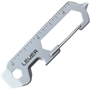 Lever Gear 1113 CLiP KT Keychain Tool Satin Handles