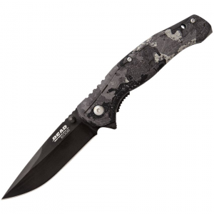 Bear Edge 61552 Brisk 2.0 Sideliner Assist Open Knife Midnight Handles